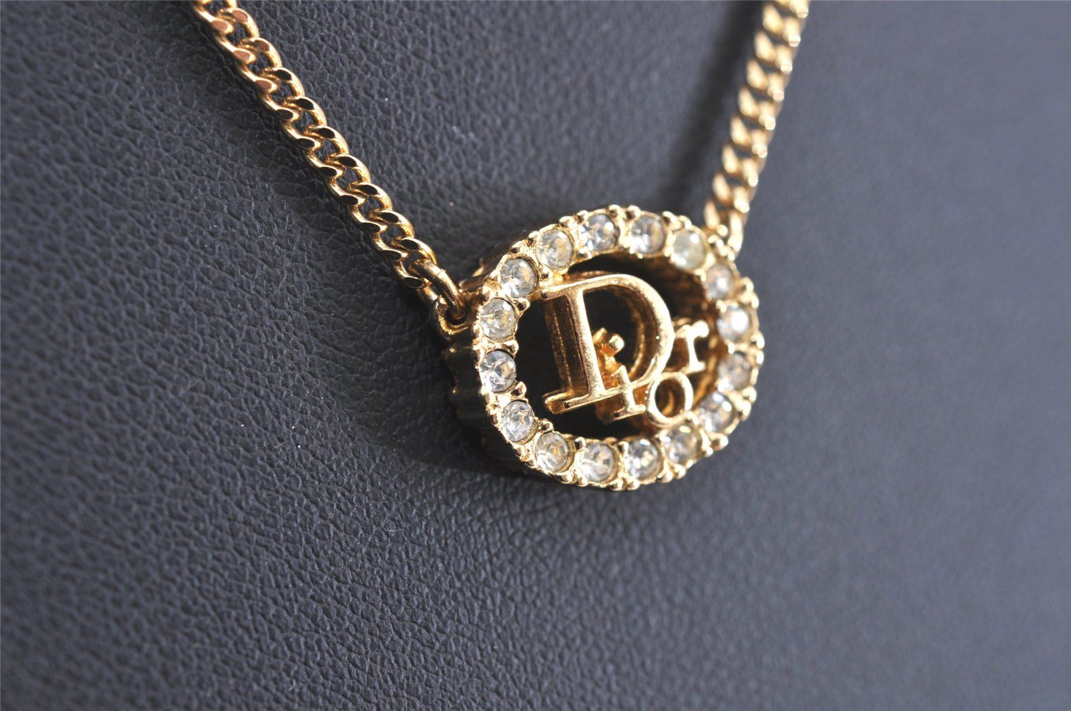 レディース Christian Dior ディオール ゴールド トーン チェーン 