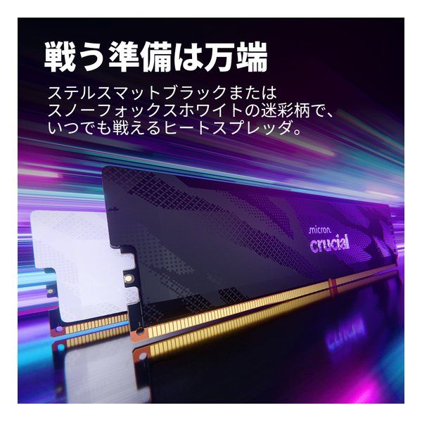 crucial クルーシャル DDR5-6400 32GB 16GBx2枚 CP2K16G64C32U5B 2666264
