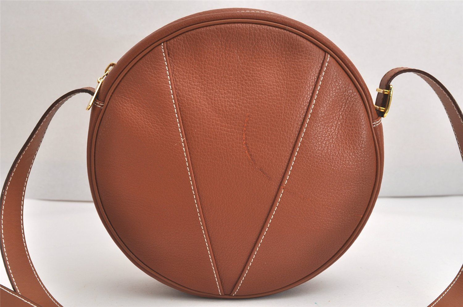 Burberrys バーバリーズ ヴィンテージ レザー ショルダークロスボディーバッグ 財布 ブラウン 4265N