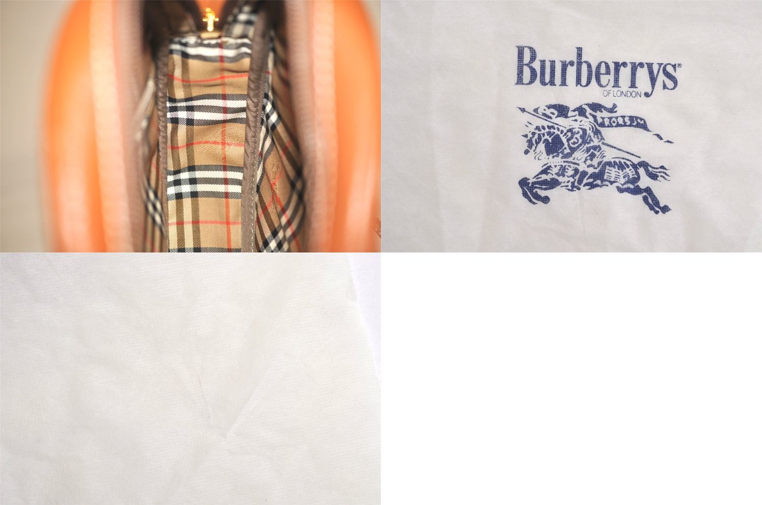 Burberrys バーバリーズ ヴィンテージ レザー ショルダークロスボディーバッグ 財布 ブラウン 4265N DECORATOM_COM_BR