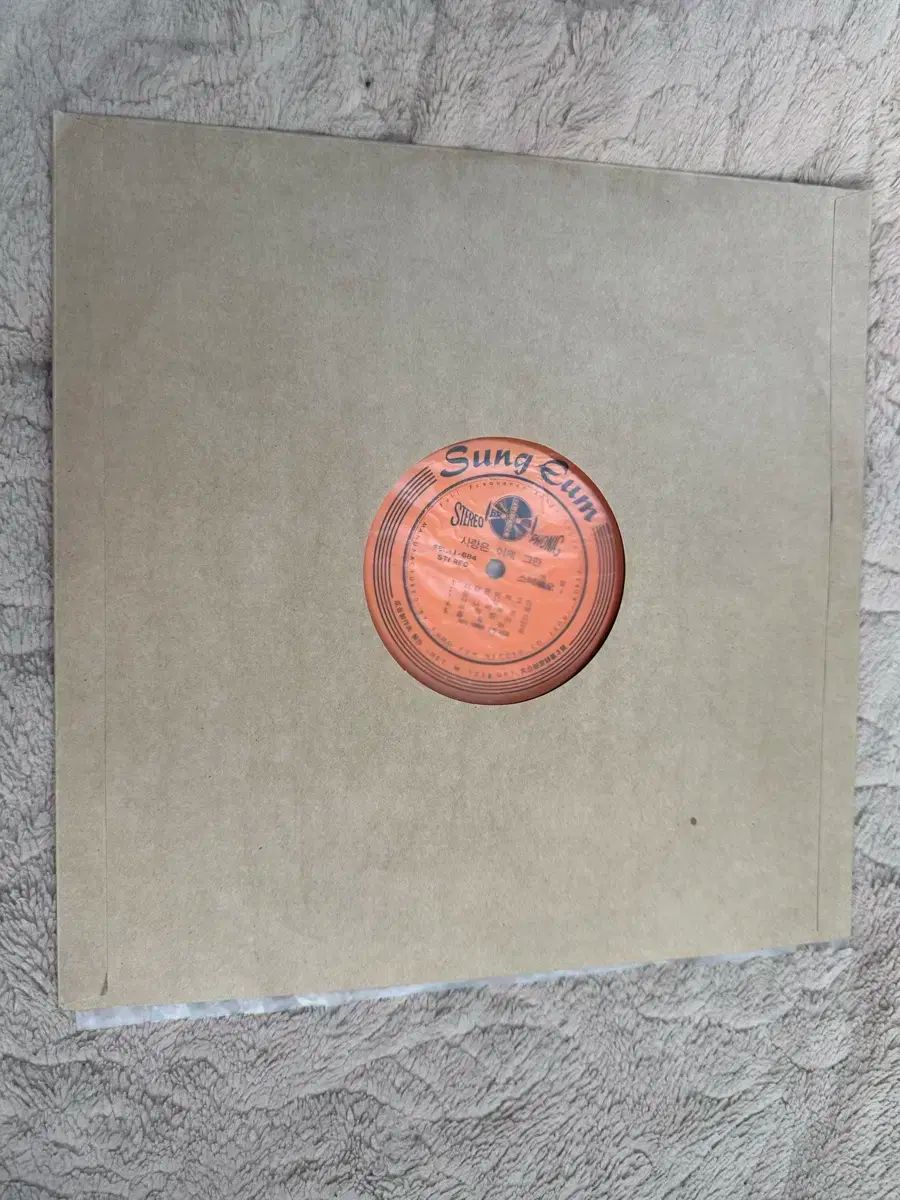 ナ フナ|キム ブジャ|新曲集 LP ジャケット なし