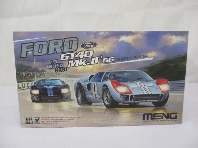 未組立 プラモデル MENG MODEL 1|24 フォード GT40 Mk.II ’66 モンモデル