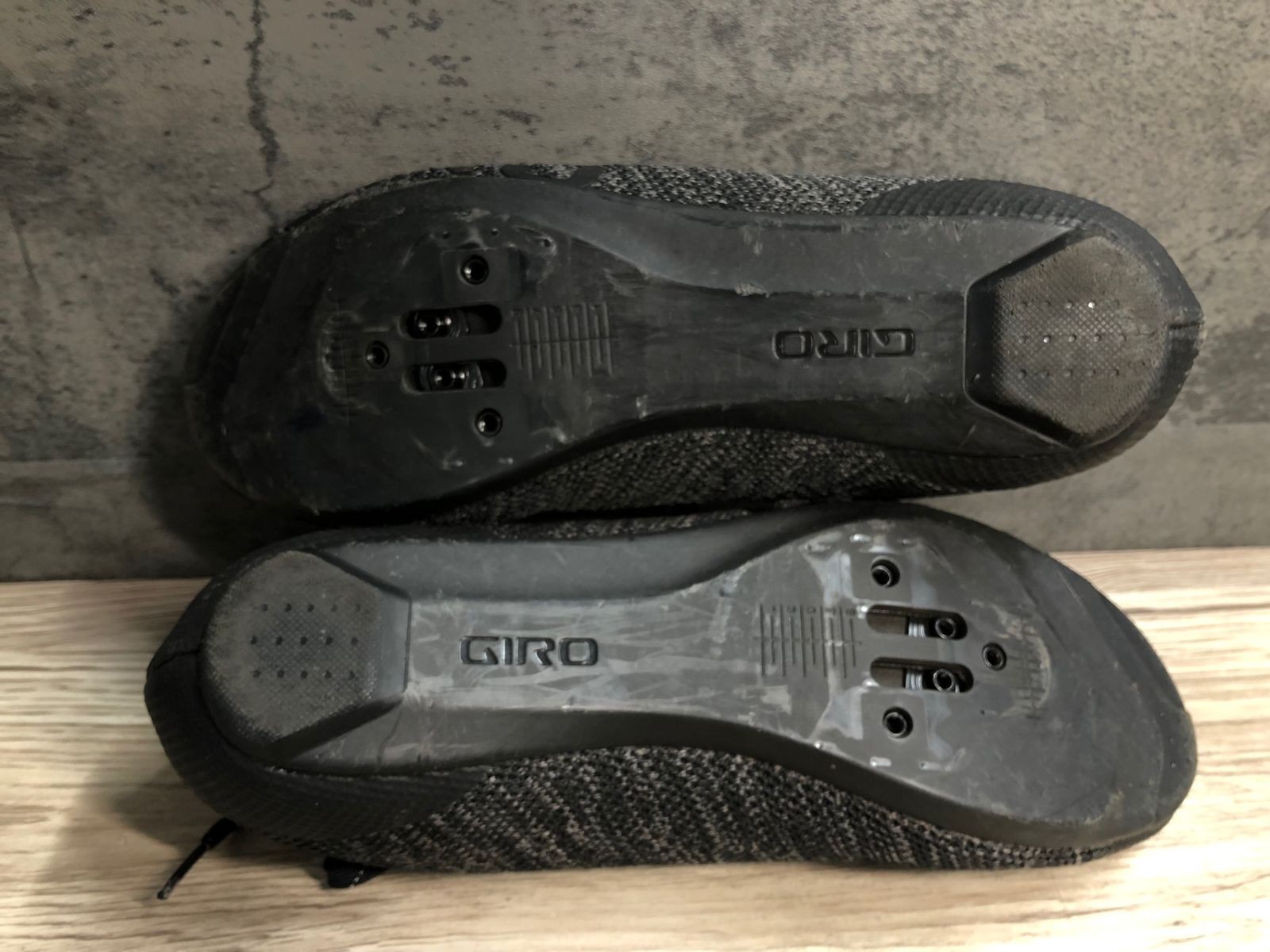 JJ921 ジロ GIRO EMPIRE KNIT LTD ビンディングシューズ グレー EU43.5 SPD-SL LAWEED_CL