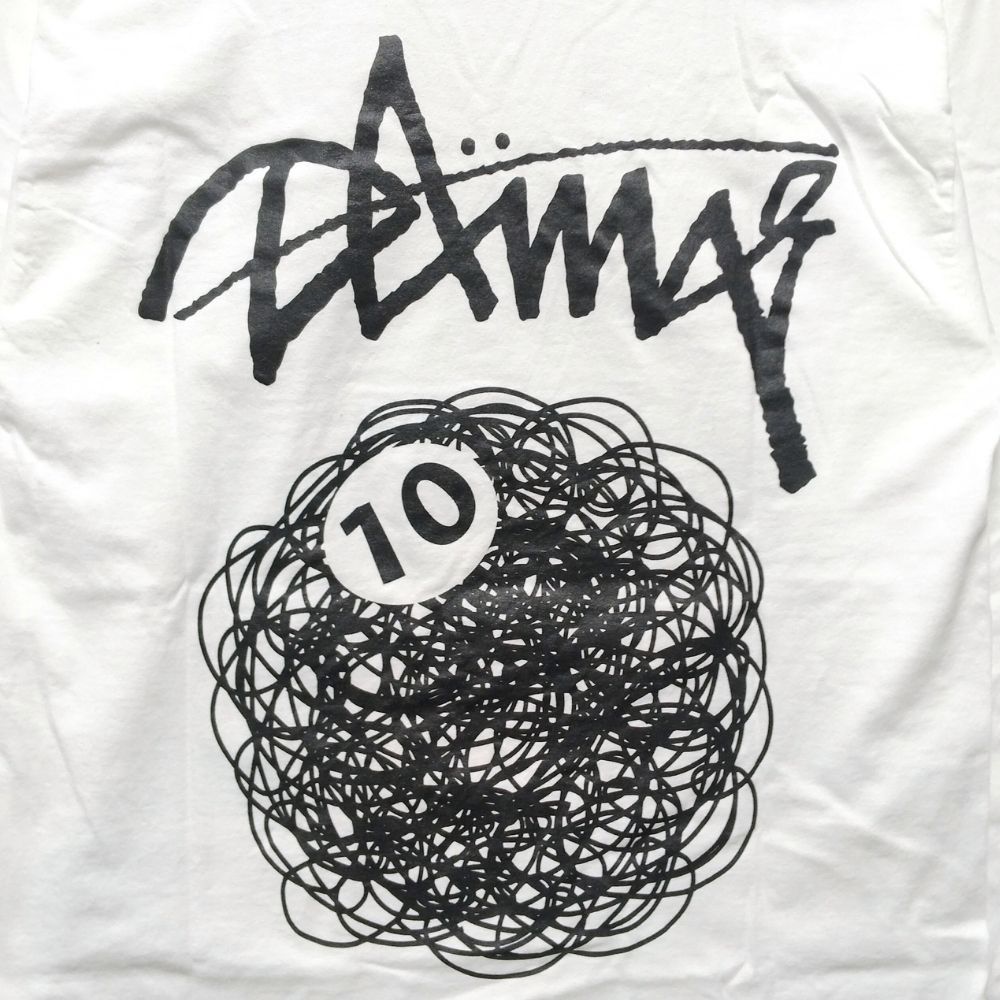 DAMA ダマ サーフボード プリント 長袖Ｔシャツ ホワイト サイズ M | 52615