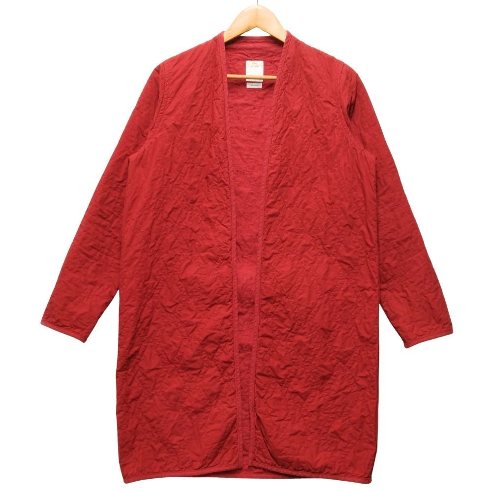 VISVIM ビズビム 品番 0317105013008 WMV SANJURO COAT BAMBOO レッド サイズ 4 正規品 / 52653 VISVIM ビズビム 品番 0317105013008 WMV SANJURO COAT BAMBOO レッド