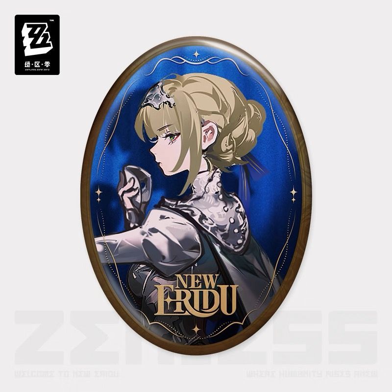 ゼンレスゾーンゼロ・公式 ゼンレス・ゼンゼロ・ZZZ 楕円 缶バッジ