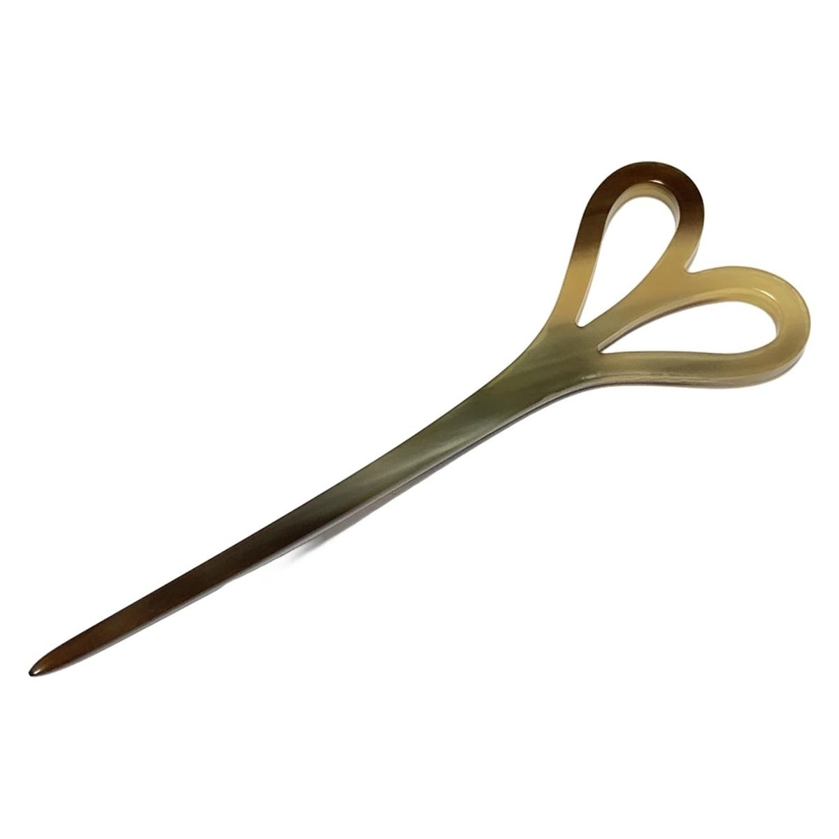 HERMES エルメス アクセサリー - ダークブラウン×ベージュ かんざし