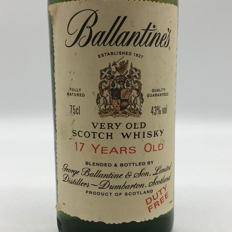 飲料・酒 バランタイン 17年 ベリーオールド 750ml 43%【W1】