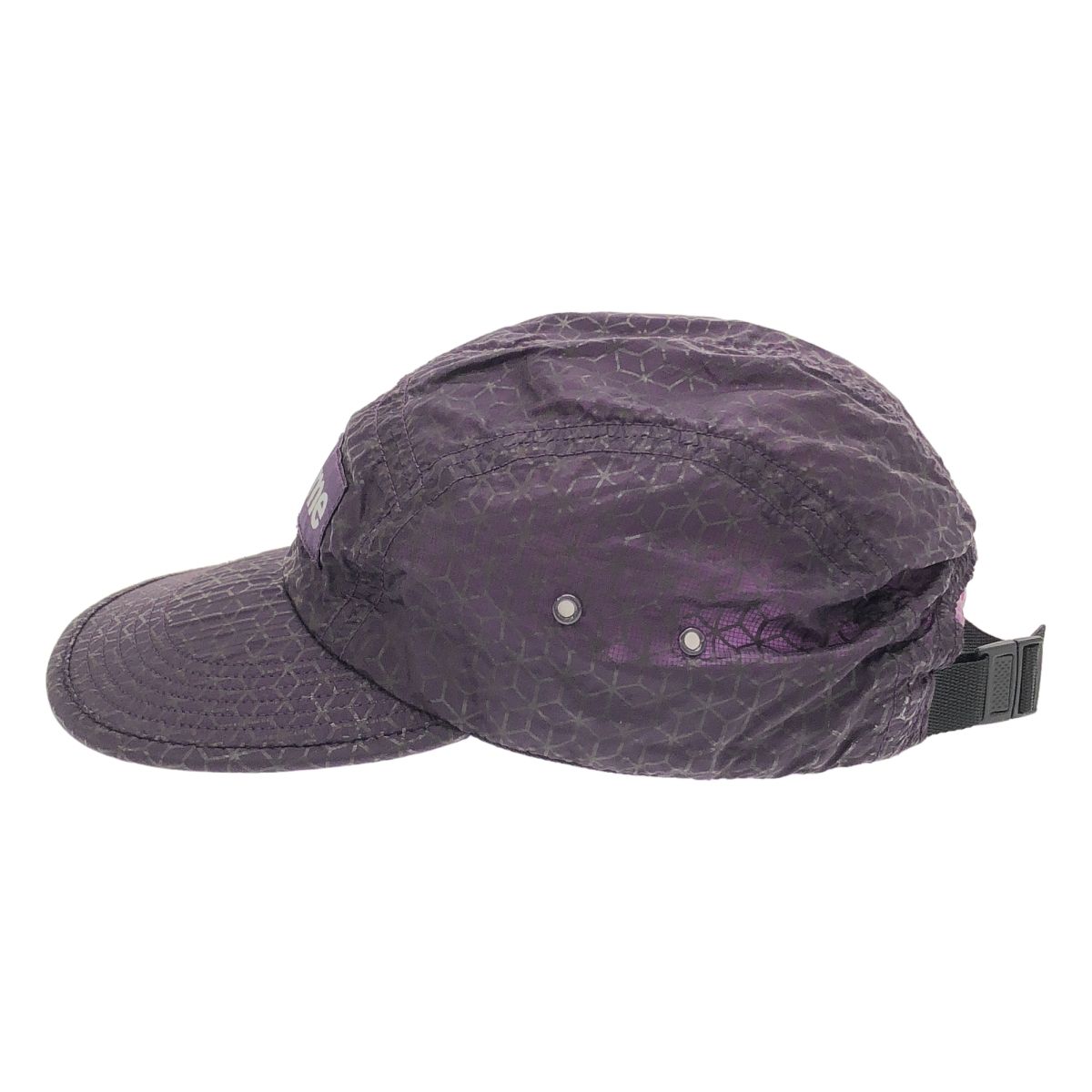 Supreme シュプリーム 19 SS Geometric Ripstop Camp Cap ジオメトリックリップストップキャンプキャップ パープル