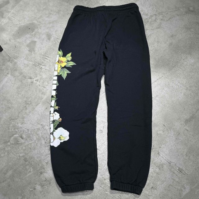 DENIM TEARS FLORAL LOGO SWEAT PANT SIZE-L デニムティアーズ フラワー ロゴ スウェットパンツ