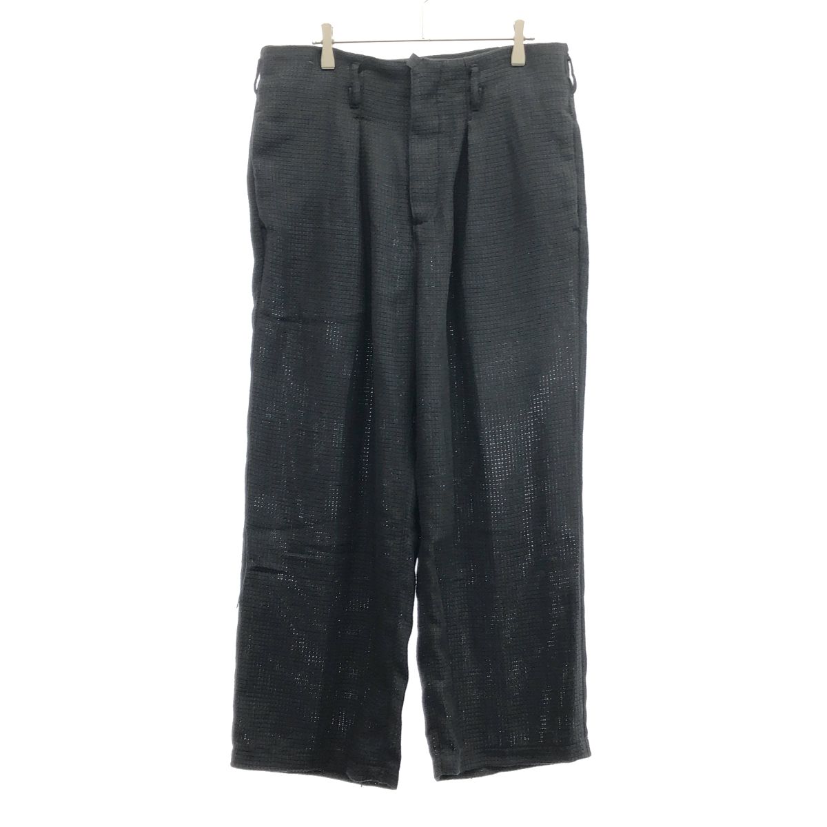 saby サバイ 24SS タックパンツ 24SS-031813 ブラック 3