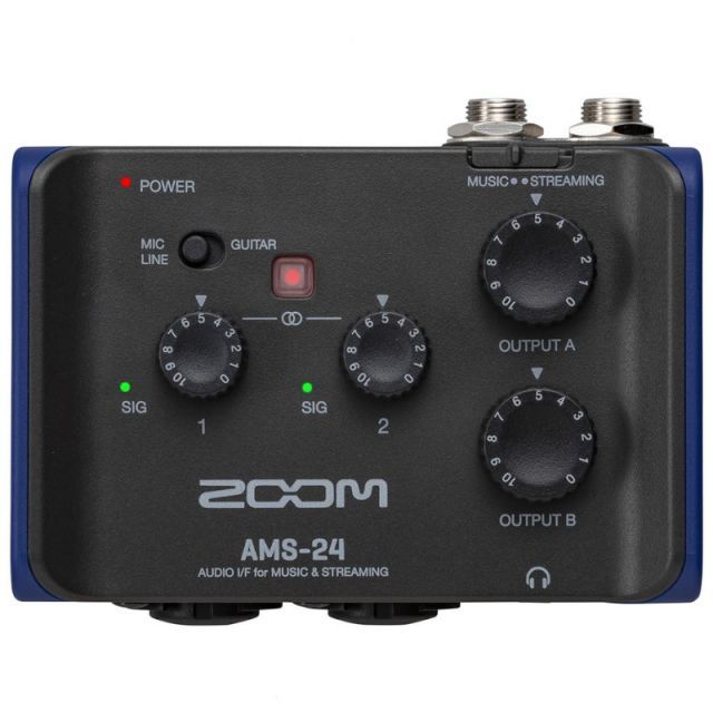 ZOOM ズーム AMS-24 オーディオ インターフェース 3年延長保証 ユーザー登録