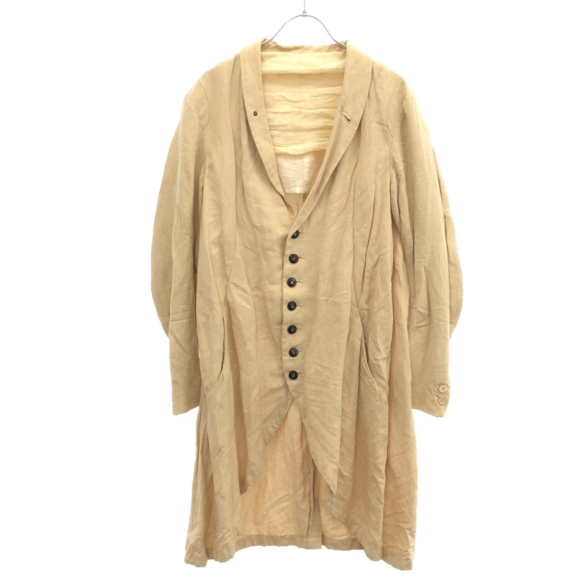 SUZUKI TAKAYUKI スズキ タカユキ リネンシャツ コート S151-25 ベージュ系 1