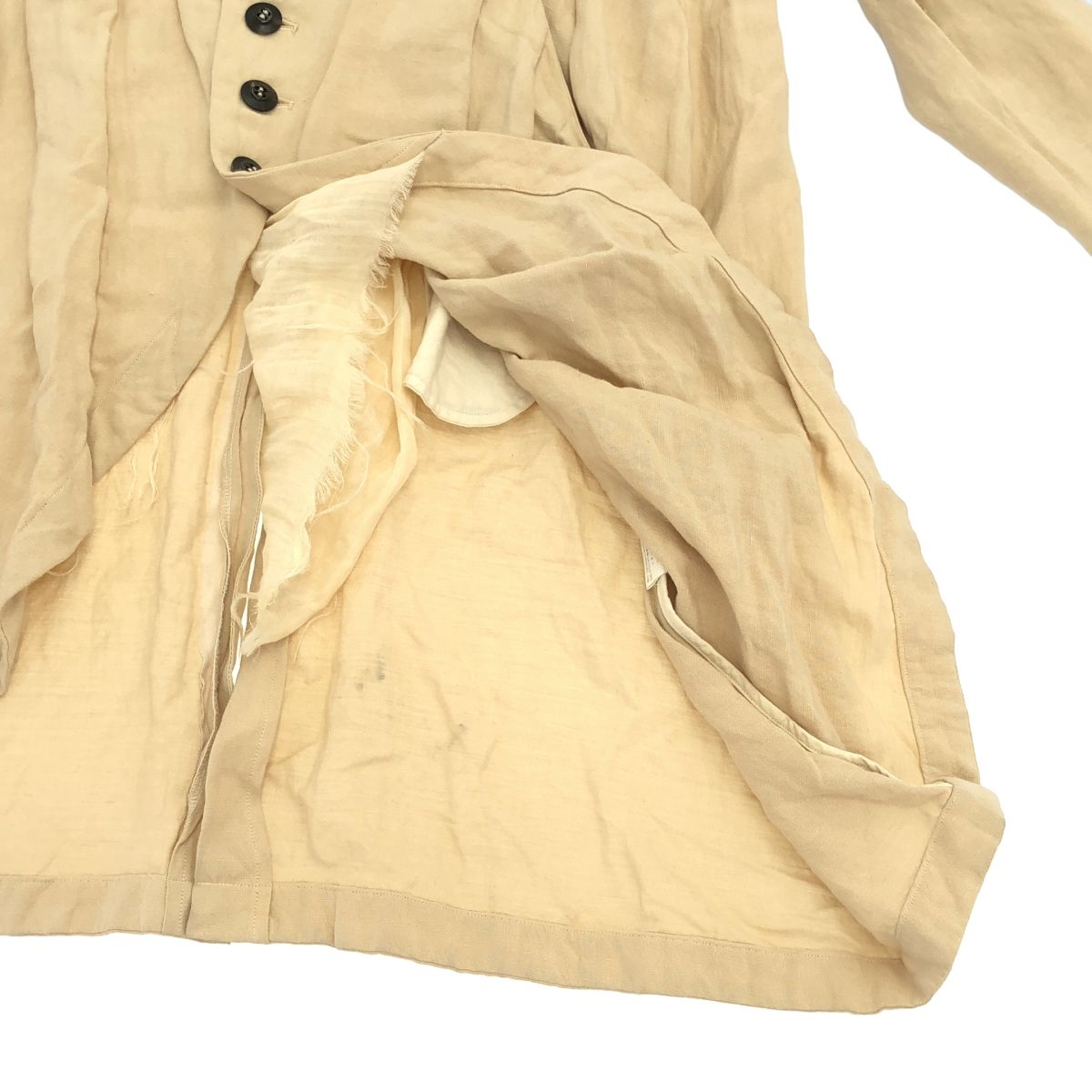 リネンシャツ コート