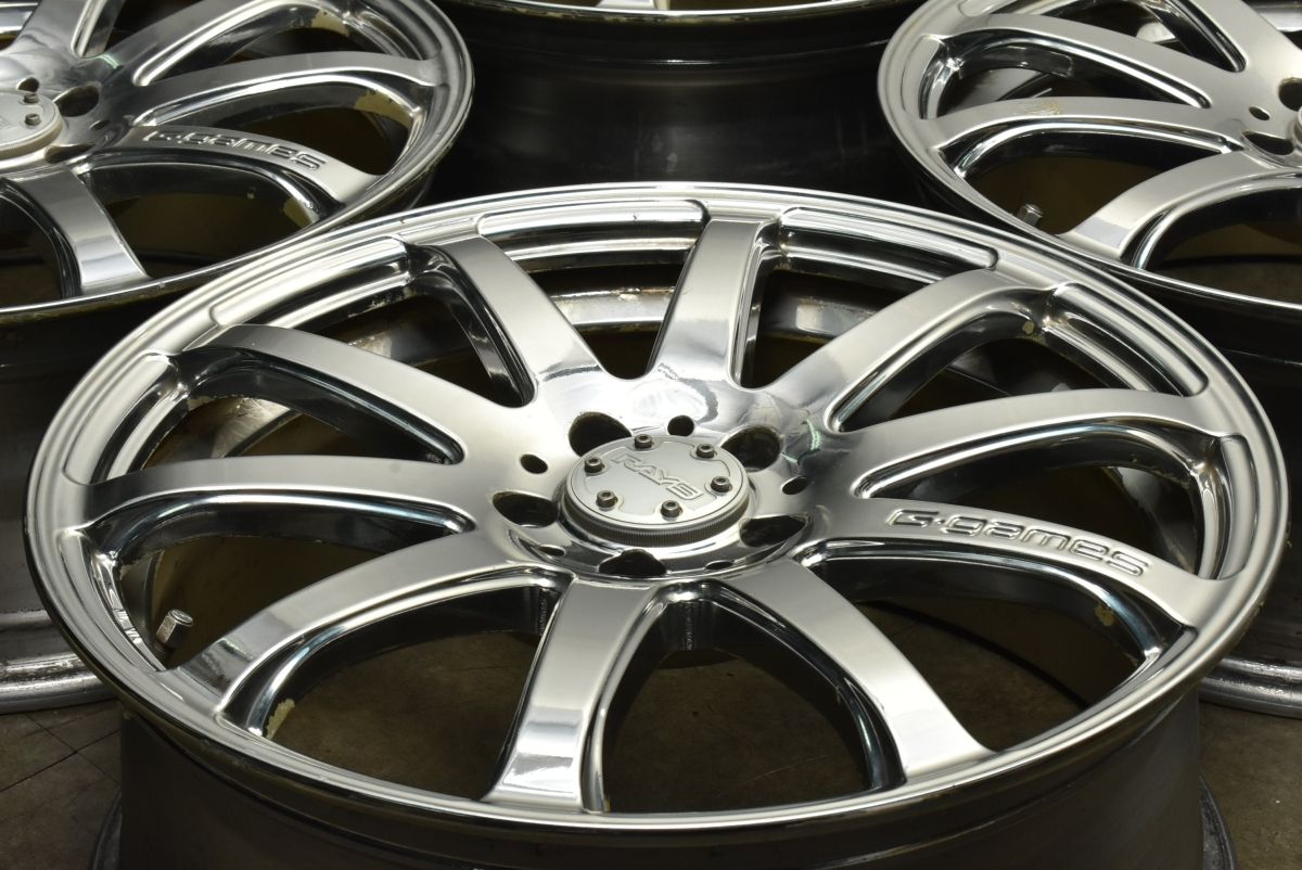 大 RAYS レイズ G games 17 in 7 J 48 PCD 100 4本セット レクサス CT プリウス カローラスポーツ 86 ウィッシュ インプレッサ BRZ