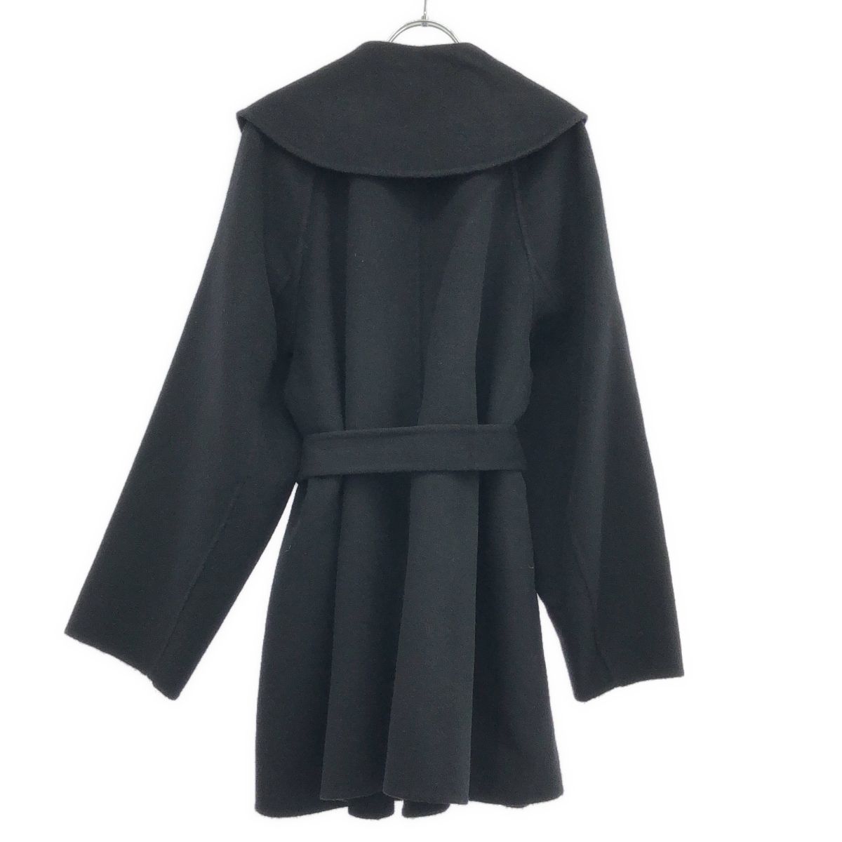 Deuxieme Classe EVERYDAY I LIKE. ドゥーズィエムクラス エヴリデイアイライク 22AW Short Gown Coat ウールカシミヤショートガウンコート 22020500802030 ブラック F