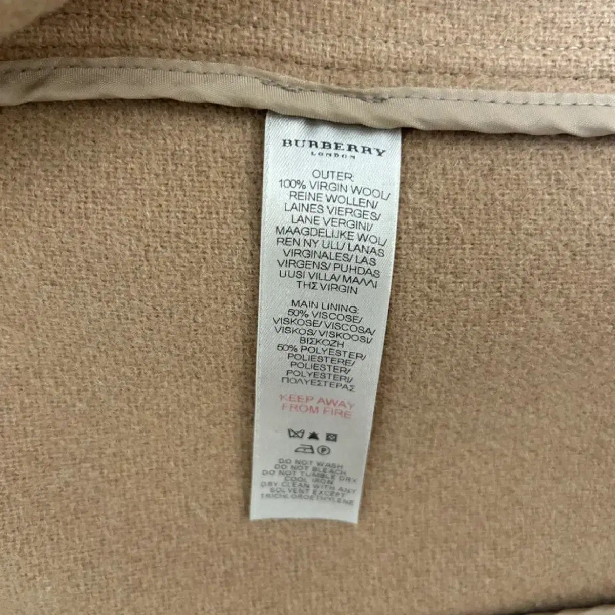 バーバリー キッズ ダッフル コート 3 Y