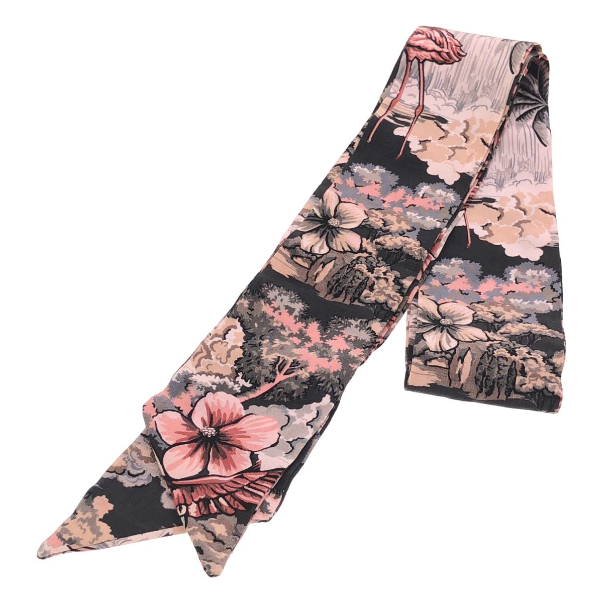 miu miu ミュウミュウ フラミンゴスカーフ ピンク系 - メルカリ 