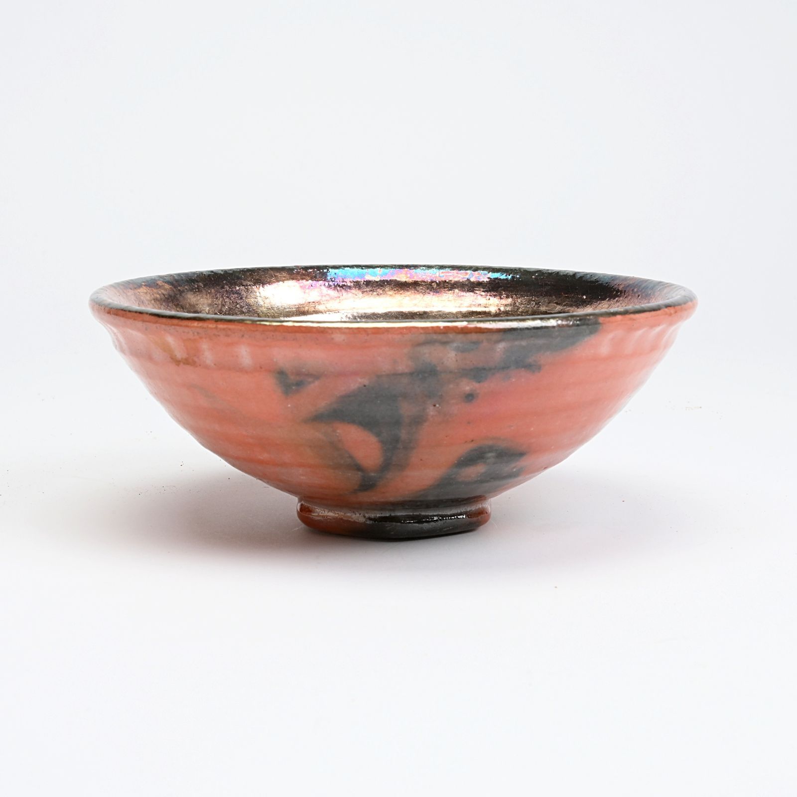 李朝　ひび焼　堅手茶碗　箱付　直径11.5㎝　タルチ　東な6-1228☆2F 李朝 ひび焼 堅手茶碗 箱付 直径11.5㎝ タルチ 東な6-1228☆2F 李朝