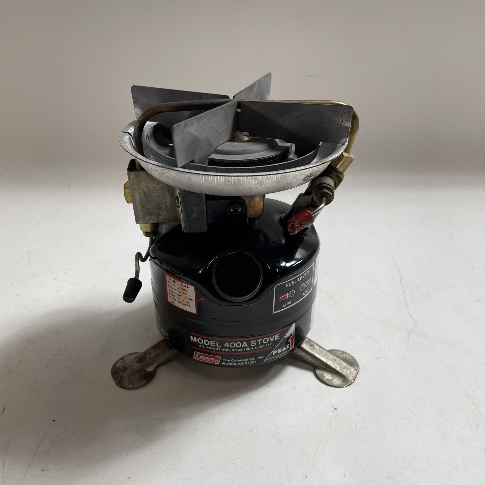 Coleman コールマン Coleman コールマン 400A ストーブ シングルバーナー PEAK1 2レバータイプ ジャンク品 0.8kg