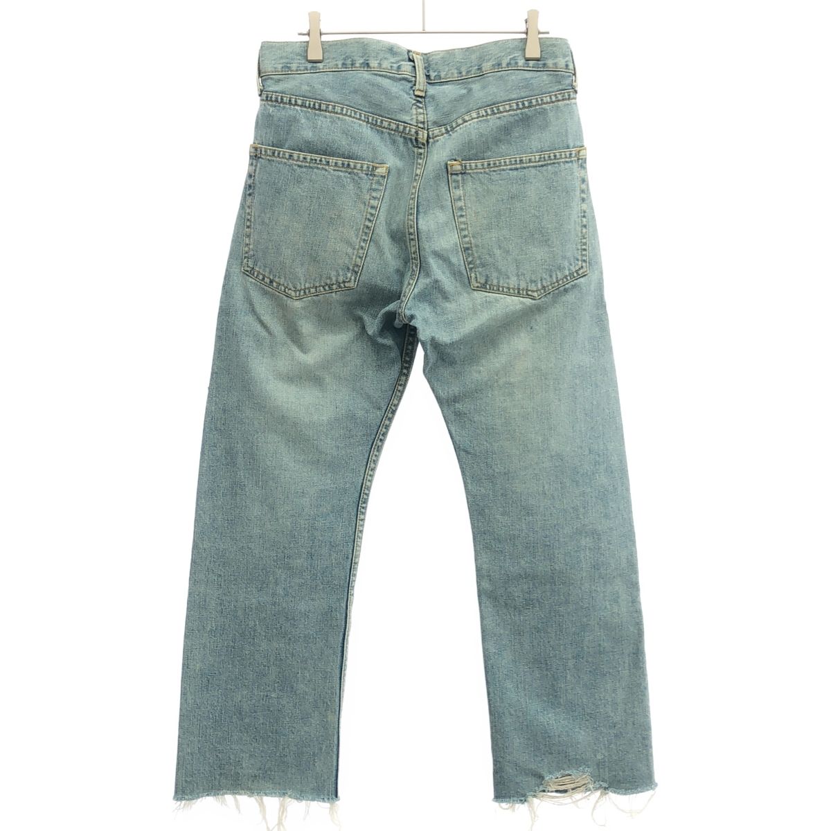 JUNYA WATANABE COMME des GARCONS MAN PINK ジュンヤワタナベ コムデギャルソンマン ピンク 2004AW クラッシュ加工デニムパンツ UN-P019 インディゴ S