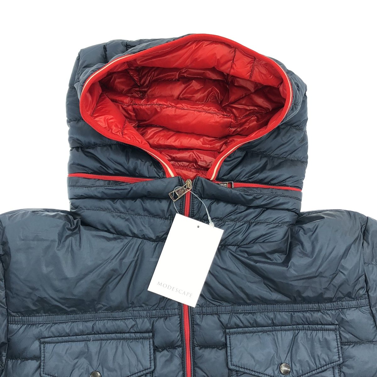 MONCLER モンクレール CLOVIS ジップアップナイロンフーデッドダウン