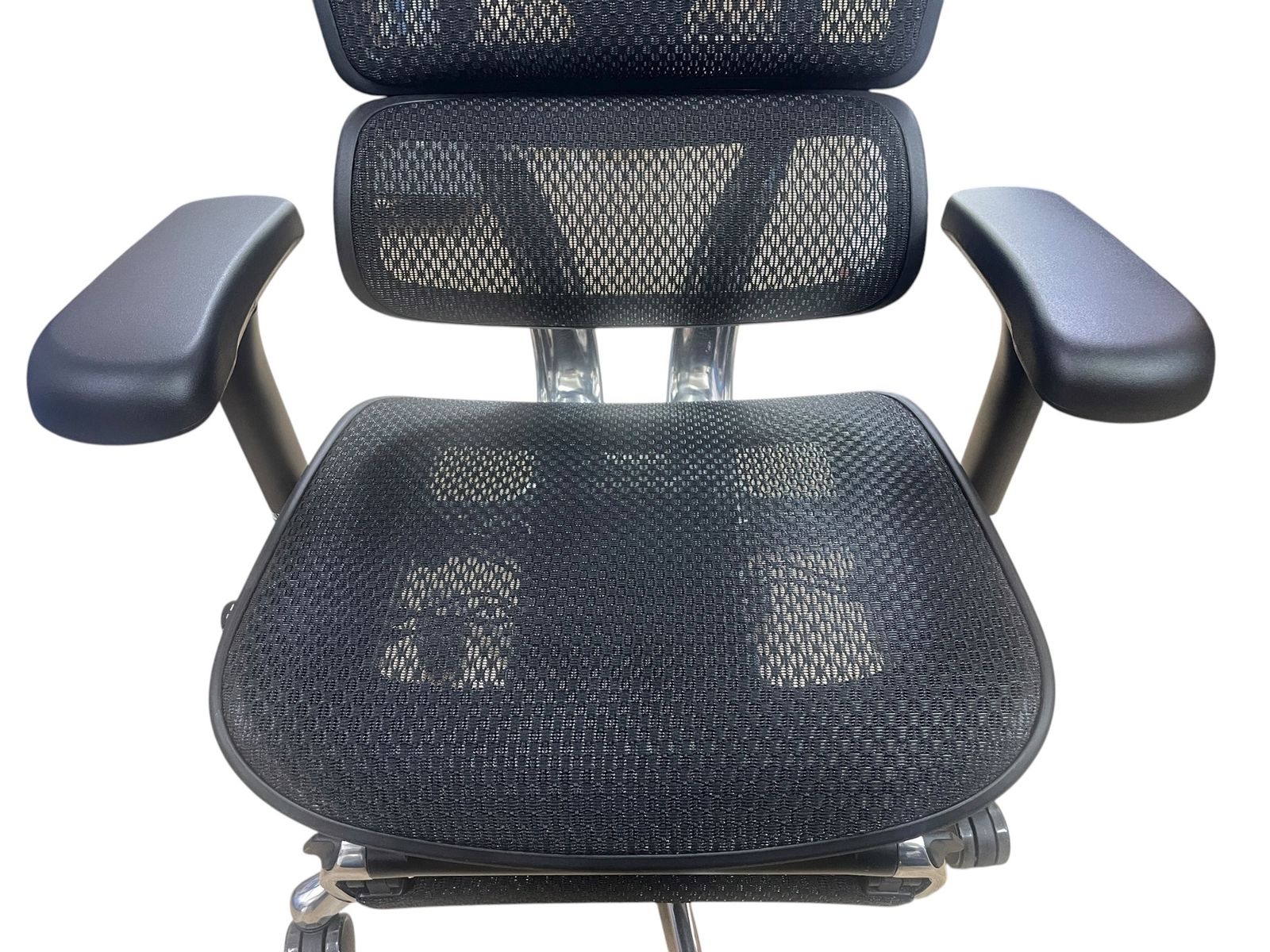 ♥品エルゴヒューマンプロ2 Ergohuman Pro 2 オットマン内蔵型 DR 高機能オフィスチェア メッシュ ブラック 人間工学設計 可動アーム 昇降リクライニング機能付き2077611 2077611 MARWIL-DEMENAGEMENTS_CH