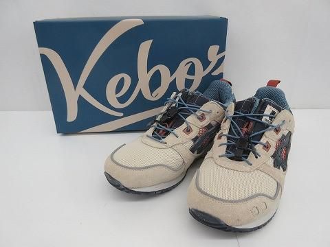 アシックス asics xKEBOZ ケボズ ミタニカーズ GEL-LYTE III OG 1201B030-700 26.5cm ベージュ ブルー メンズ