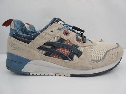  アシックス asics xKEBOZ ケボズ ミタニカーズ GEL-LYTE III OG -700 26.5 cm ベージュ ブルー メンズ その他 その他