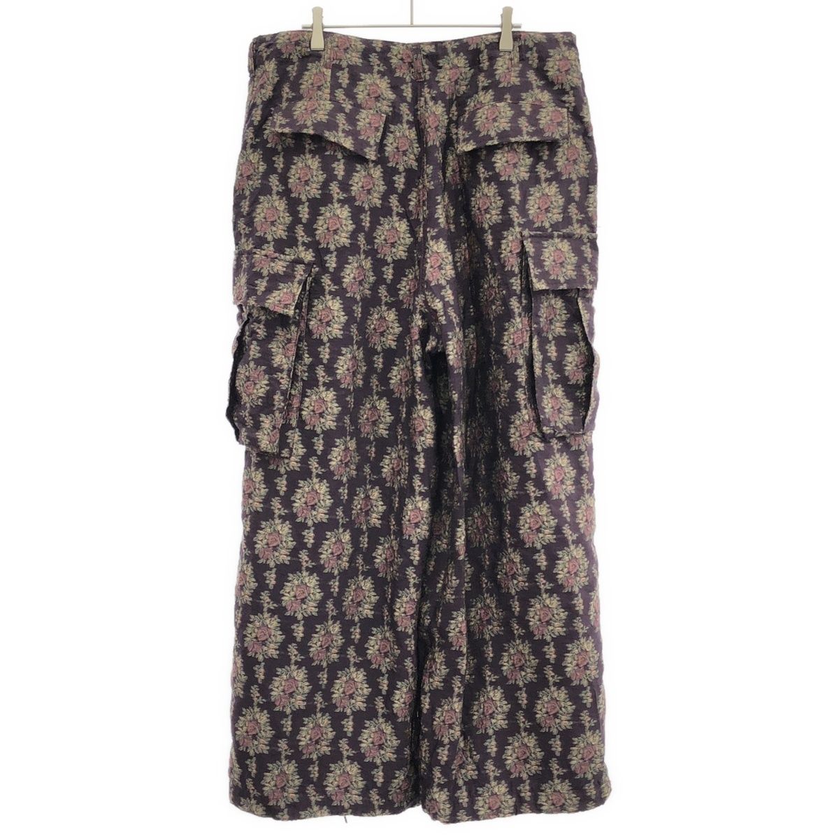 Needles ニードルズ 25 AW H.D BDU Pant-Floral Cut Jacquard フローラルジャガードパンツ RW 279 パープル L