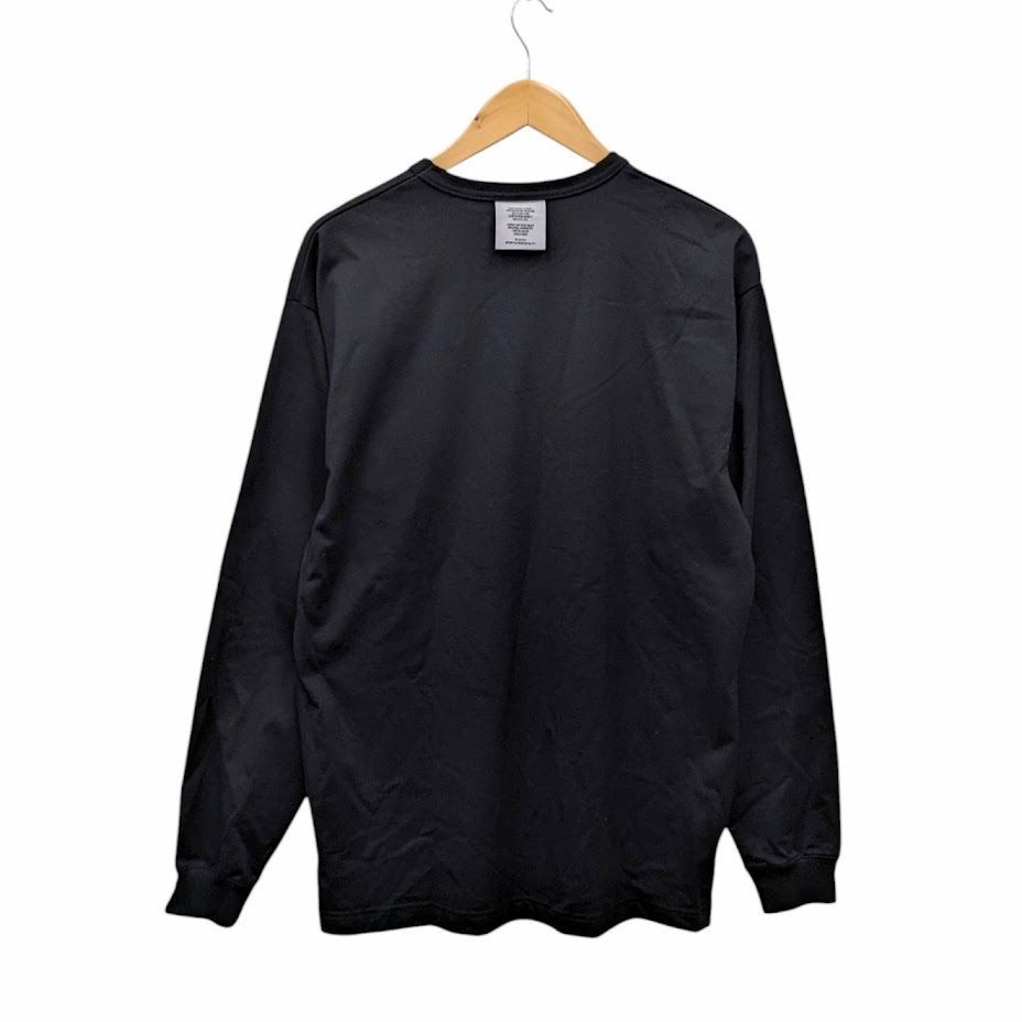 WTAPS ダブルタップス 211ATDT-CSM17 INSECT02 LS COPO プリント ポケット 長袖 Tシャツ ロンT ブラック サイズ 3