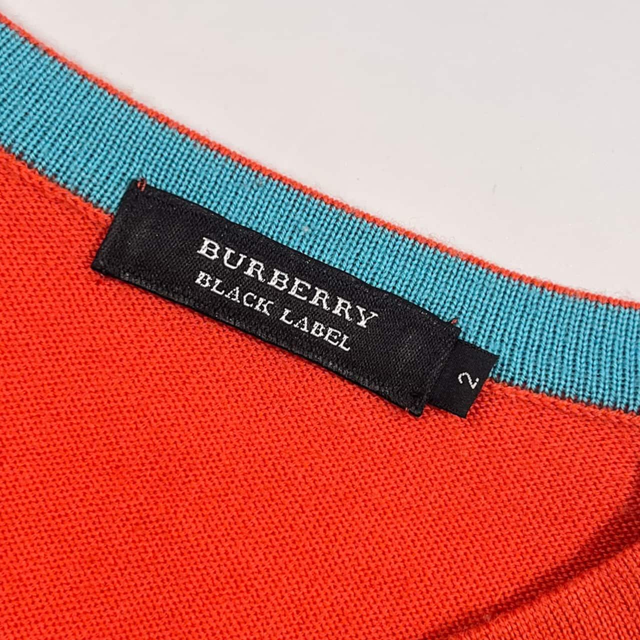 BURBERRY BLACK LABEL バーバリーブラックレーベル ヘンリーネック 