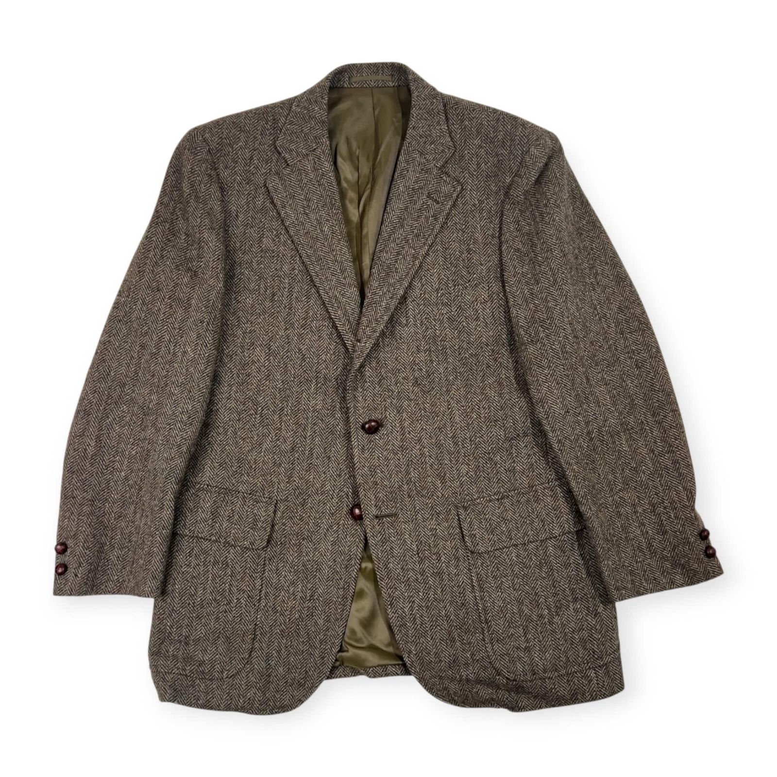 J.PRESS ジェイプレス AUTHENTIC MODEL ヘリンボーン 段返3B くるみ