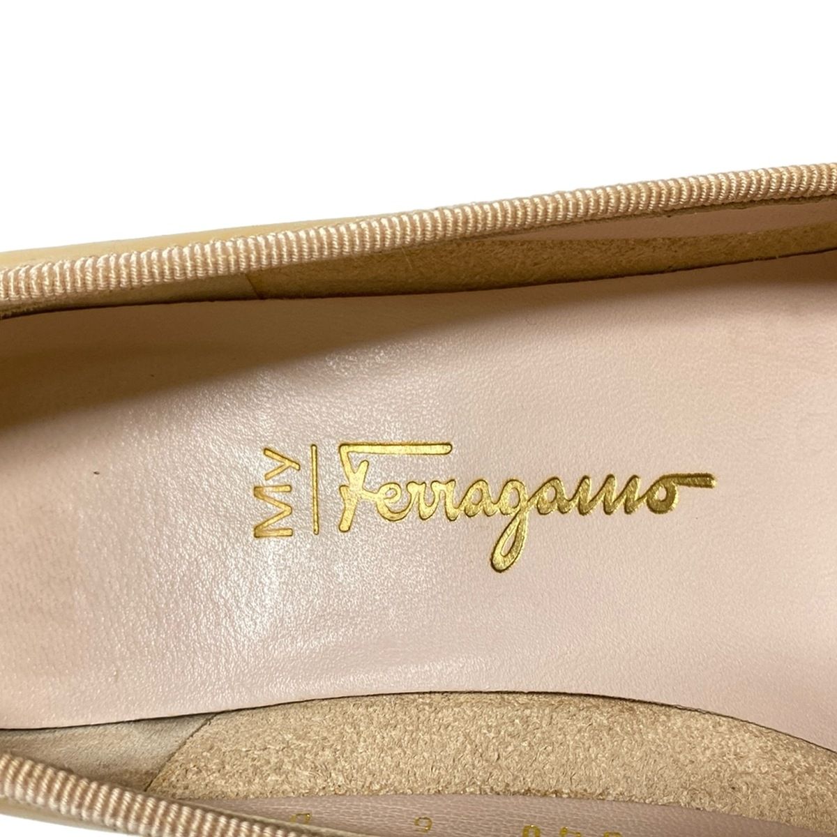キャラメル！　My Ferragamo 　マイ フェラガモ パンプス My Ferragamo(マイ フェラガモ) パンプス 6D レディース - ダーク