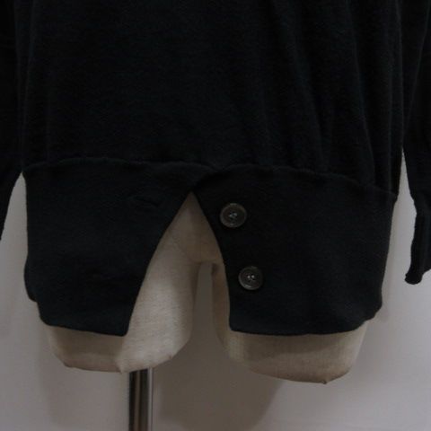 メルシーボークー mercibeaucoup 長袖 ニット カットソー 1 黒