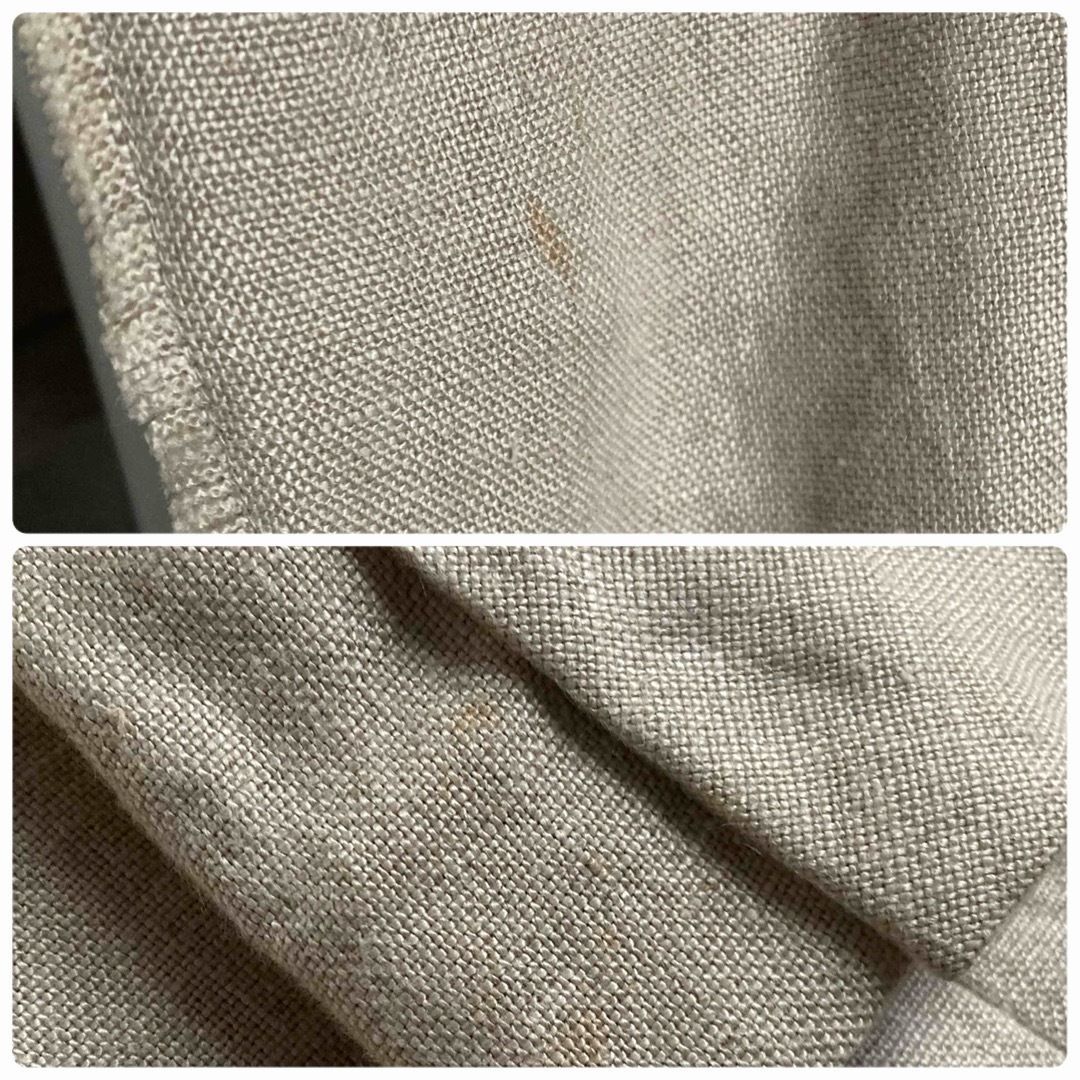 TOWAVASE トワヴァーズ リネンコート カラーレス ベージュ キナリ