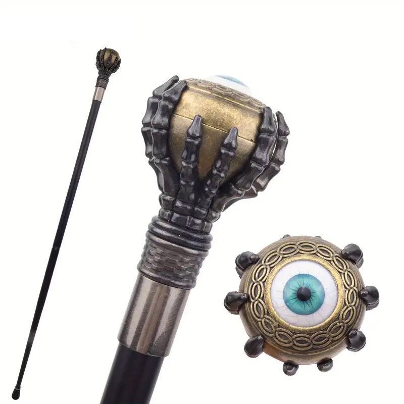 眼球 ラウンドヘッド ステッキ スチームパンク 93 cm ウォーキング コスプレ
