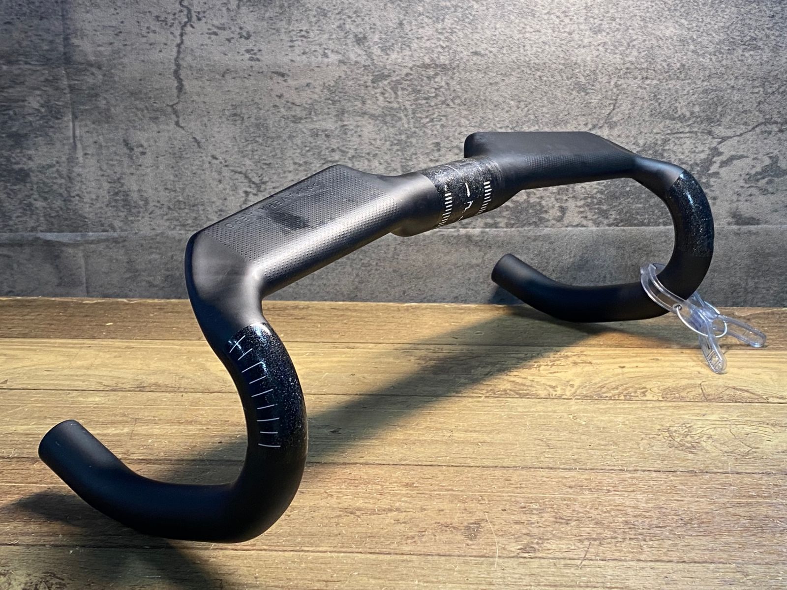 JI401 プライム PRIME プリマヴェーラ PRIME PRIMAVERA カーボン ドロップハンドル エンドC-C380mm Φ31.8 レバー固定部凹みのためジャンク