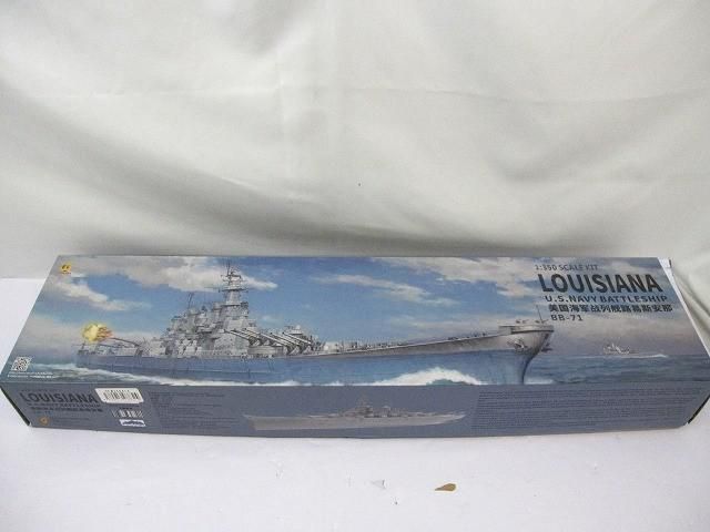 まとめ売り 未組立 プラモデル アメリカ海軍 戦列艦 ルイジアナ BB-71 1|350