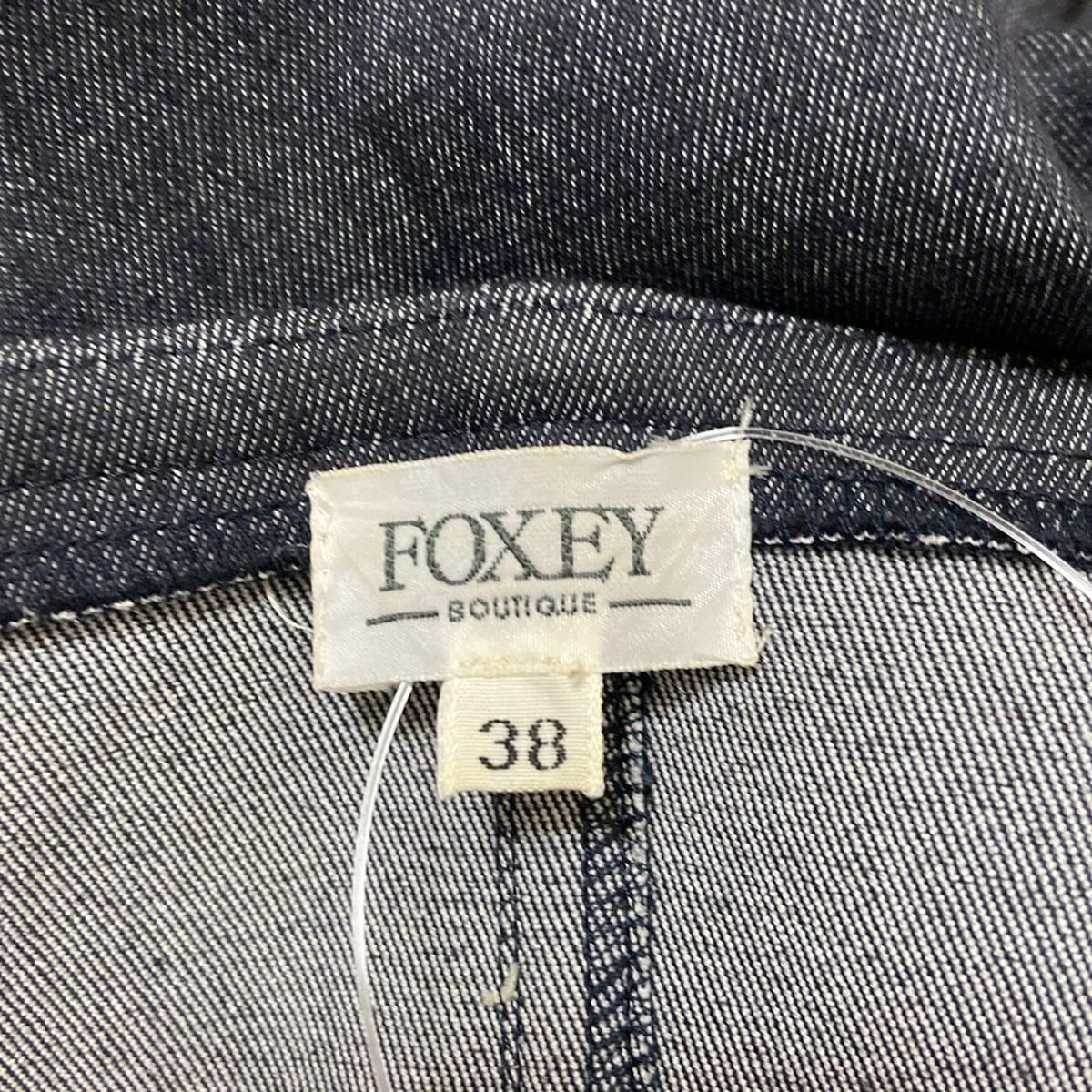 FOXEY(フォクシー) ワンピース サイズ38 M レディース - 16220 ダーク