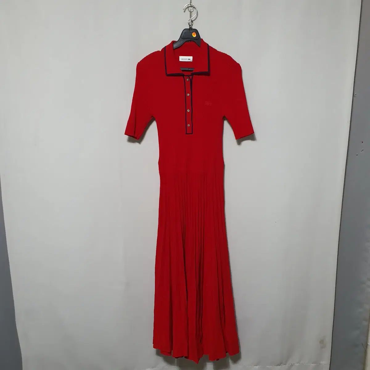 B6 ラコステ レディース リップ組織 ポロ セーター 半袖 ONE PIECE 36 21年式
