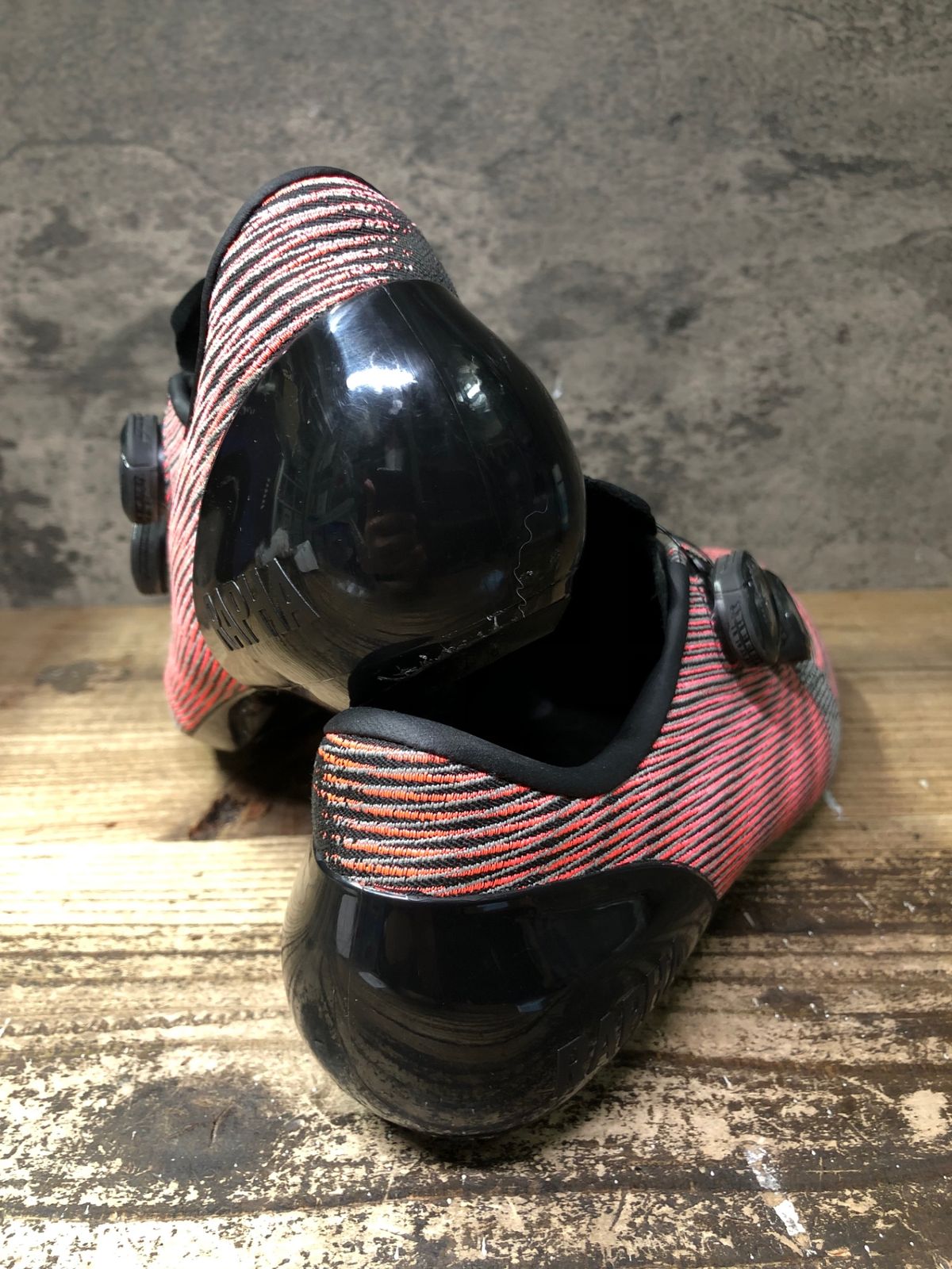 JN751 ラファ Rapha RCC PRO TEAM SHOE ビンディングシューズ 赤 黒 EU41.5 3穴