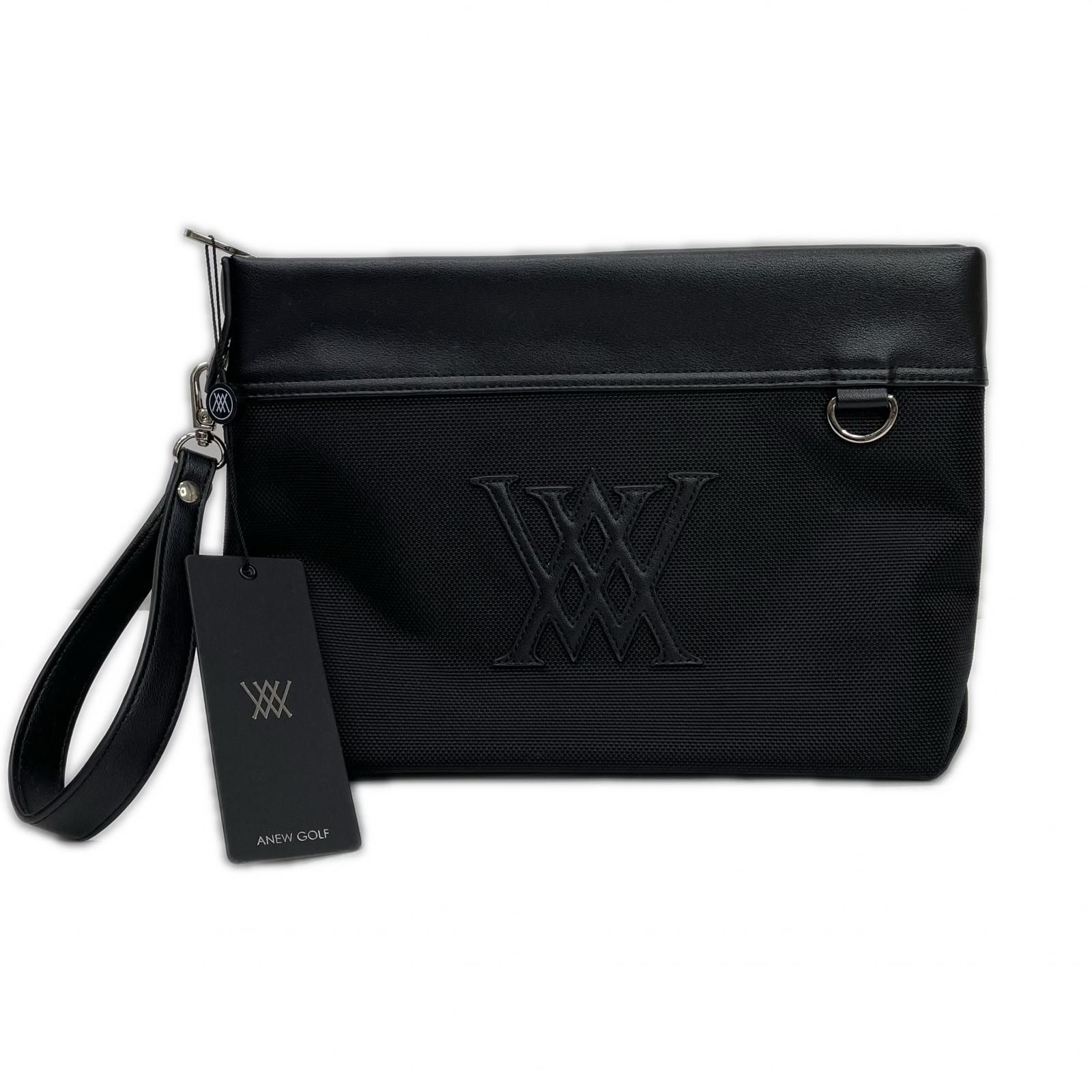 カートバッグ ブラック アニュー ストリングセット ポーチ ストラップ付 ブランドロゴ