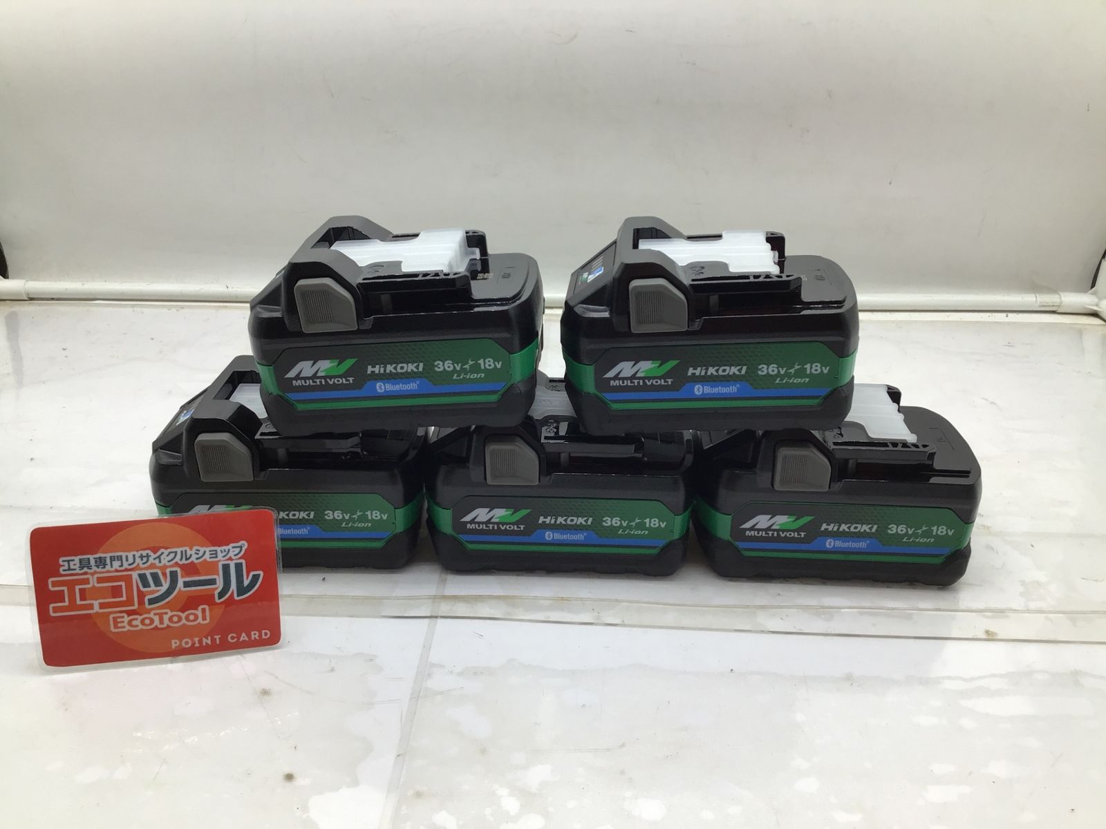 ♥ HiKOKI|ハイコーキ 36VBluetooth付きマルチボルトバッテリー5個セット 箱ナシ BSL36A18BX ITN0RC0F7LFY エコツール笠寺店 M02