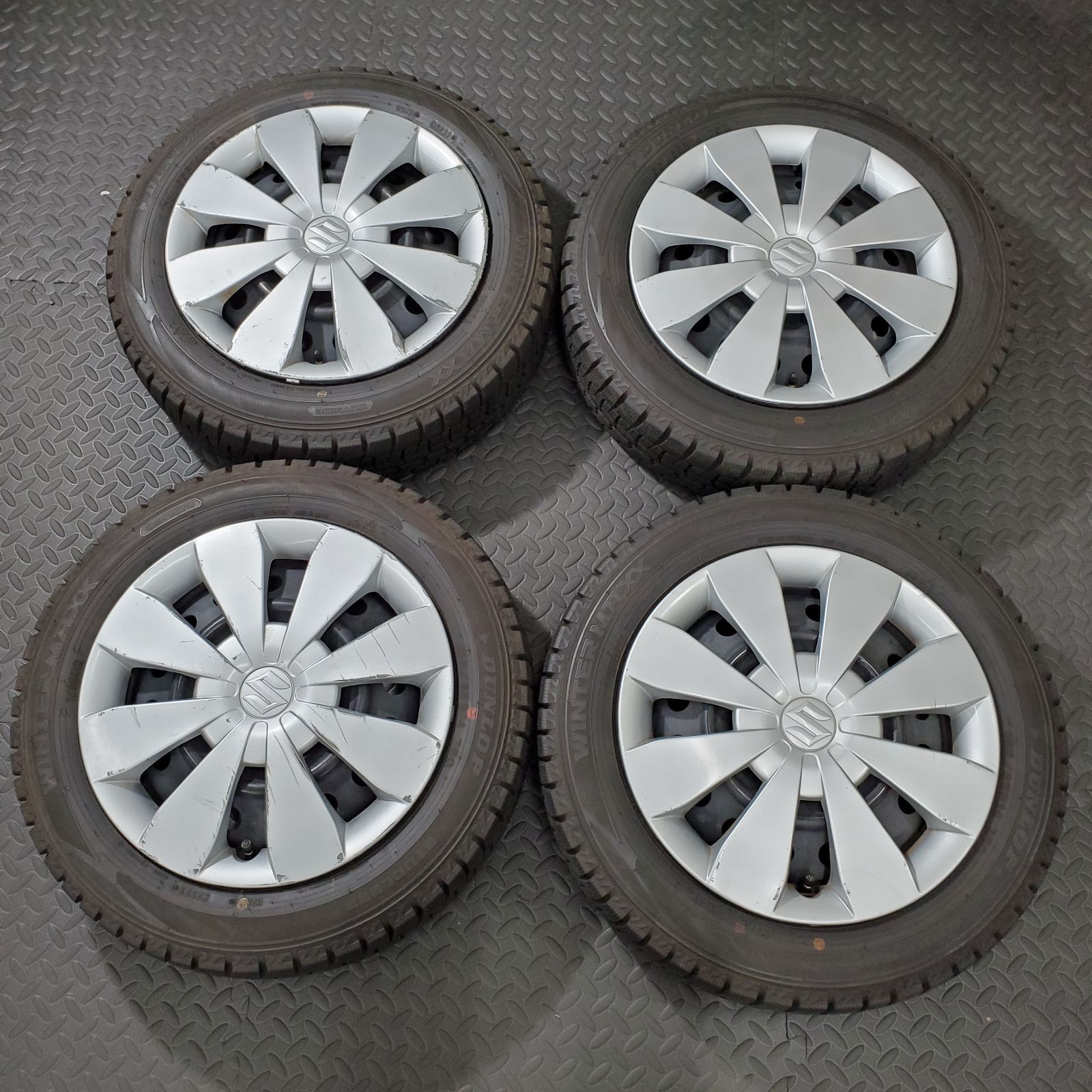 T486 155/65R14 ヨコハマ スタッドレス 4本 2021年製 2025年最新