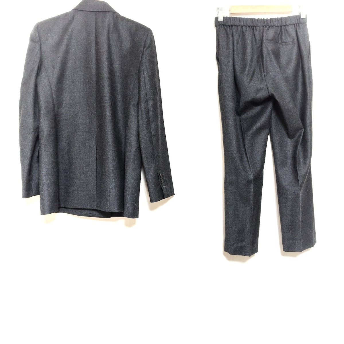 theory セオリー レディースパンツスーツ レディース - ダークグレー ダブル