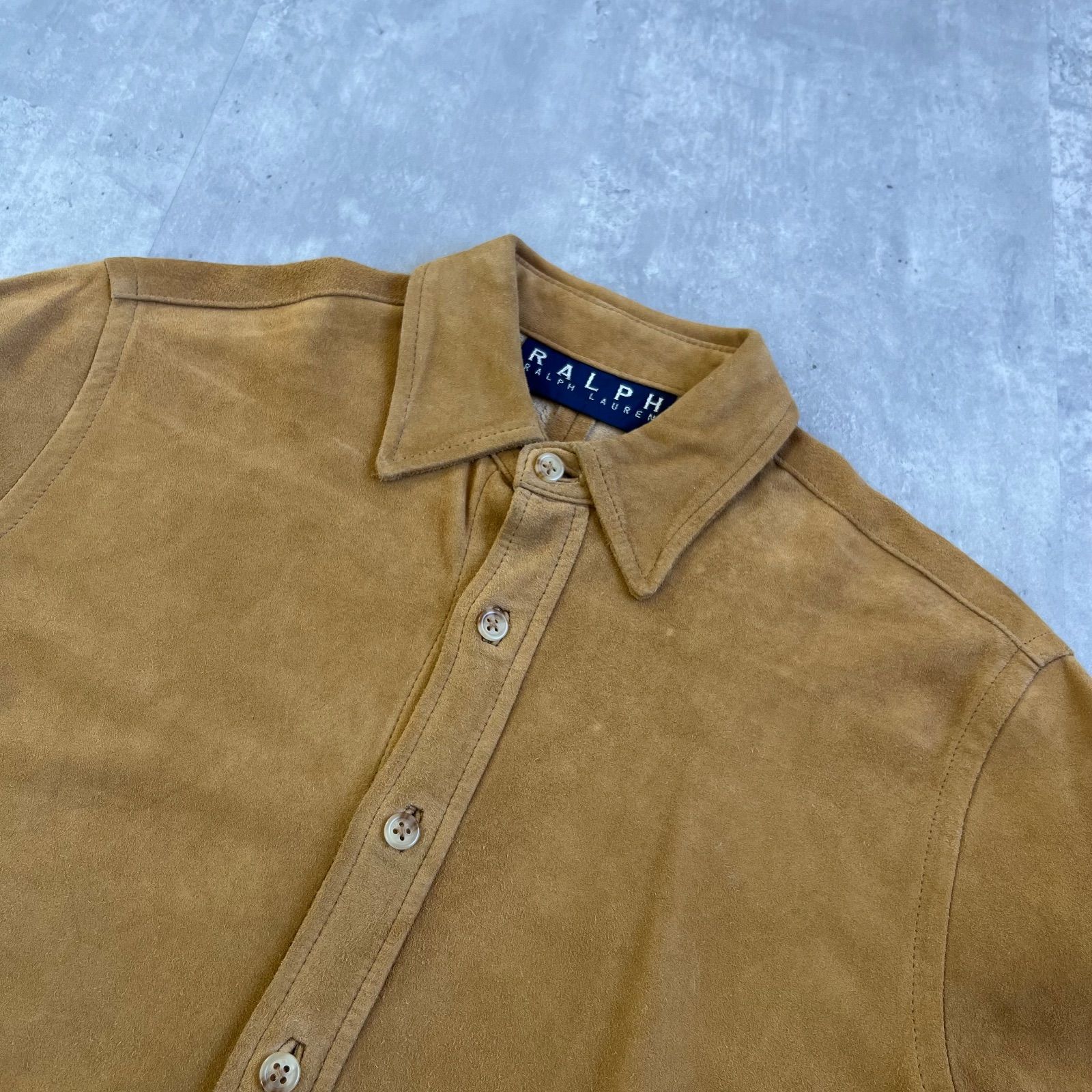 RALPH LAUREN ラルフローレン / レザースウェードシャツ / 羊革 