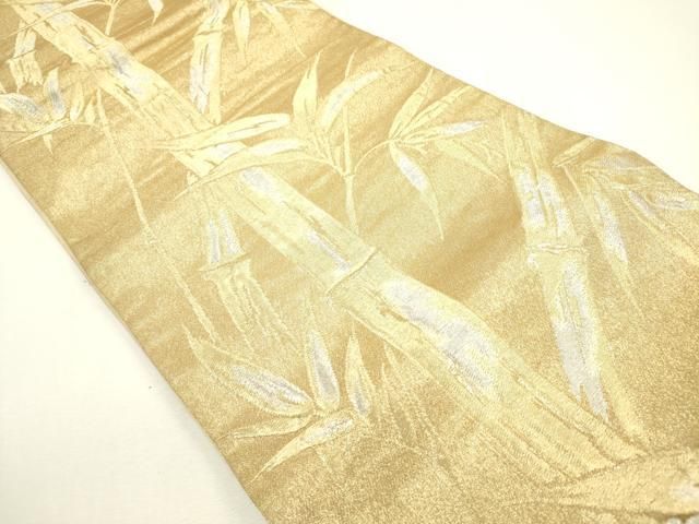 平和屋着物＊夏物　六通柄袋帯　笹竹文　DAAX8615cm 平和屋着物◎六通柄袋帯 笹竹文 金銀糸 正絹 逸品 DAAY6205ea - メルカリ