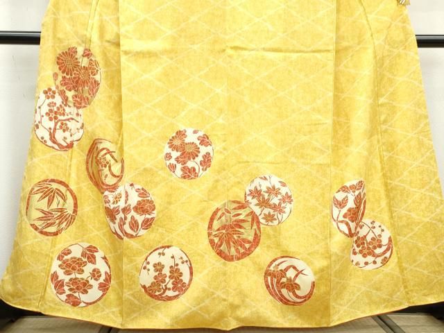 平和屋着物□訪問着 枝梅笹文 金彩 正絹 逸品 DAAY4681qa - メルカリ