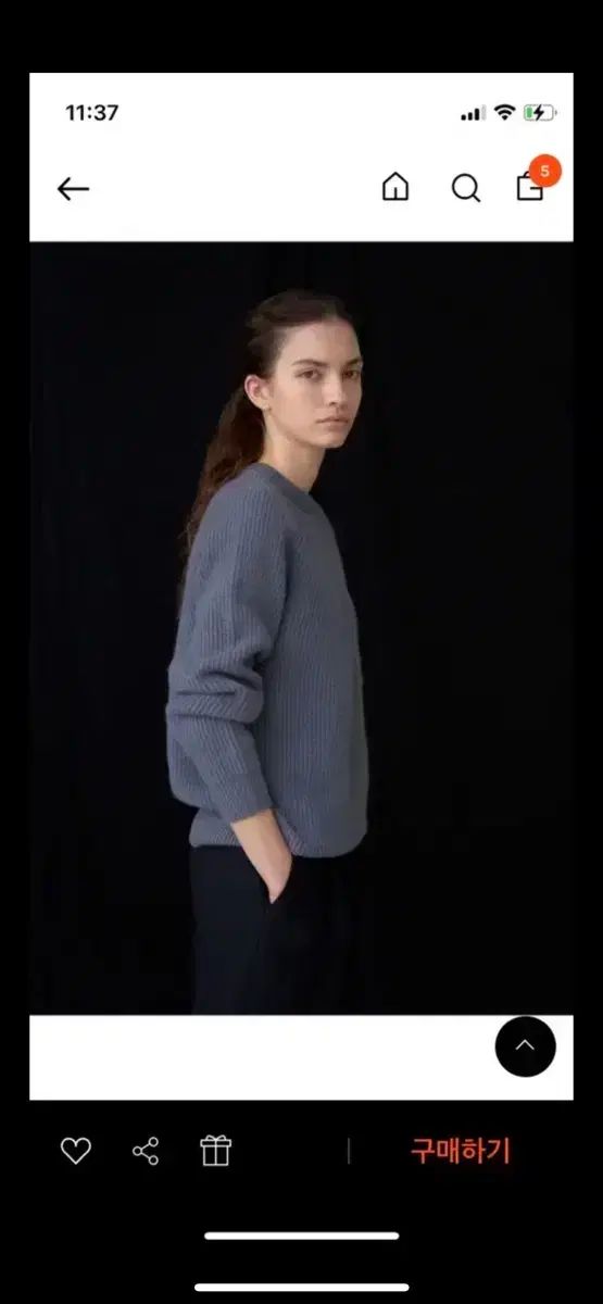 豊富な品揃え、送料無料！ Nothing Written baby alpaca ribbed knit